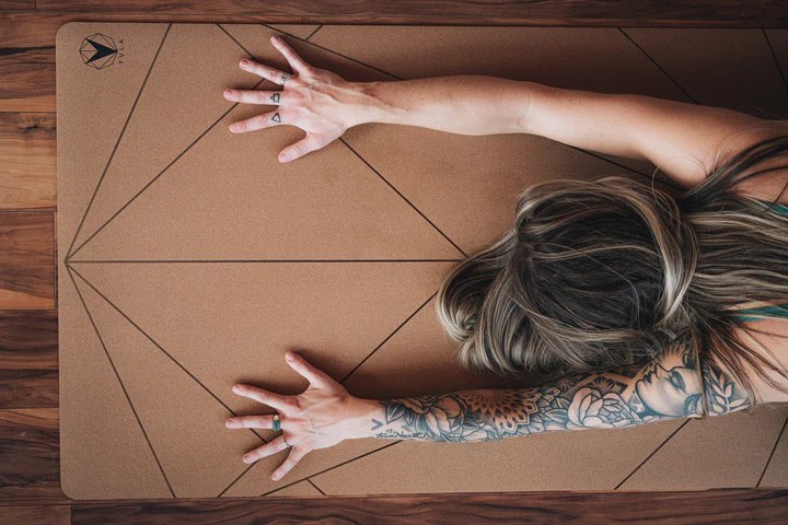 TVLA cork yoga mat